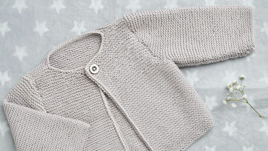 Lihtne ja armas kardigan beebile valmib kiirelt!