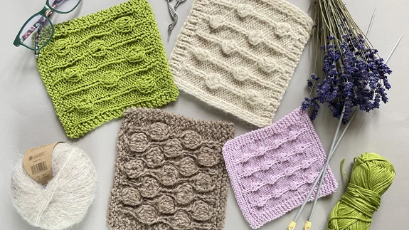 Erinevast lõngast nupud