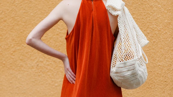 Heegeldatud lotukübar ja rannakottAutor: Lisete LigeModell: Stella