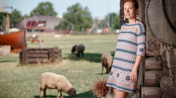 Lõngajääkidest tuunikaAutor: Ruta Tännav, Vivrut DesignTäname: Viimsi Vabaõhumuuseum